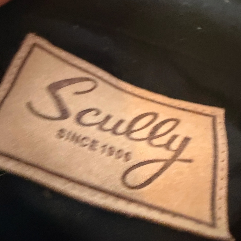 Scully Black Shirt with Brown Embroidery - Picture 2 of 7
